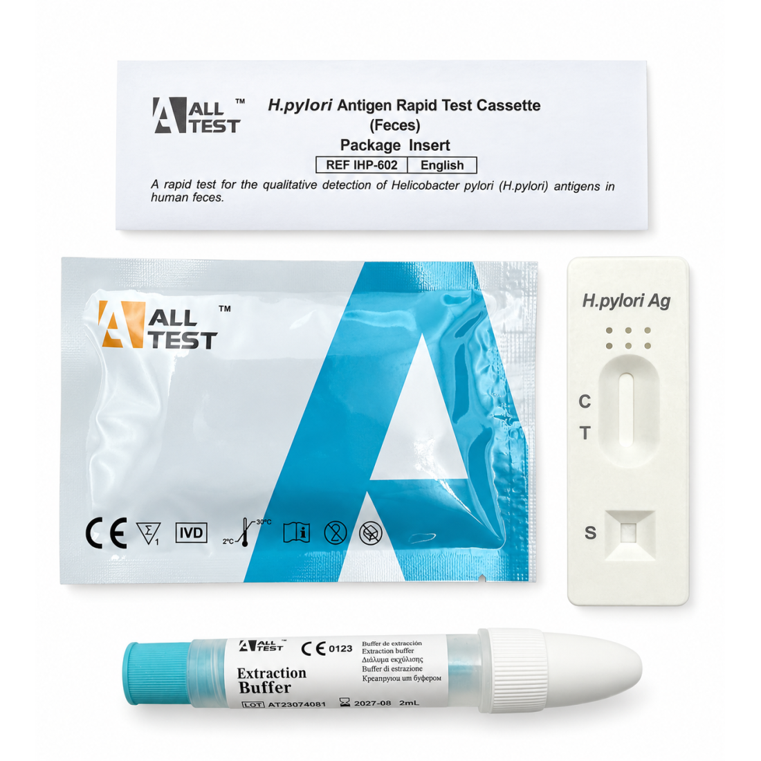 Autotest Helicobacter pylori All Test, test dans les selles | Vog Protect