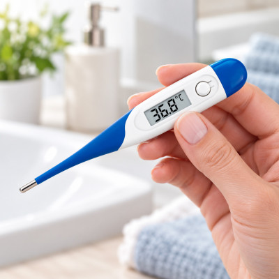 Thermométre Rectal Embout Flexible avec lecture digitale