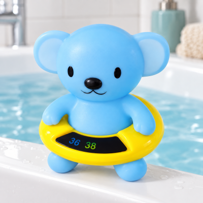Thermomètre de bain sans pile thermosensible - Koala Bleu