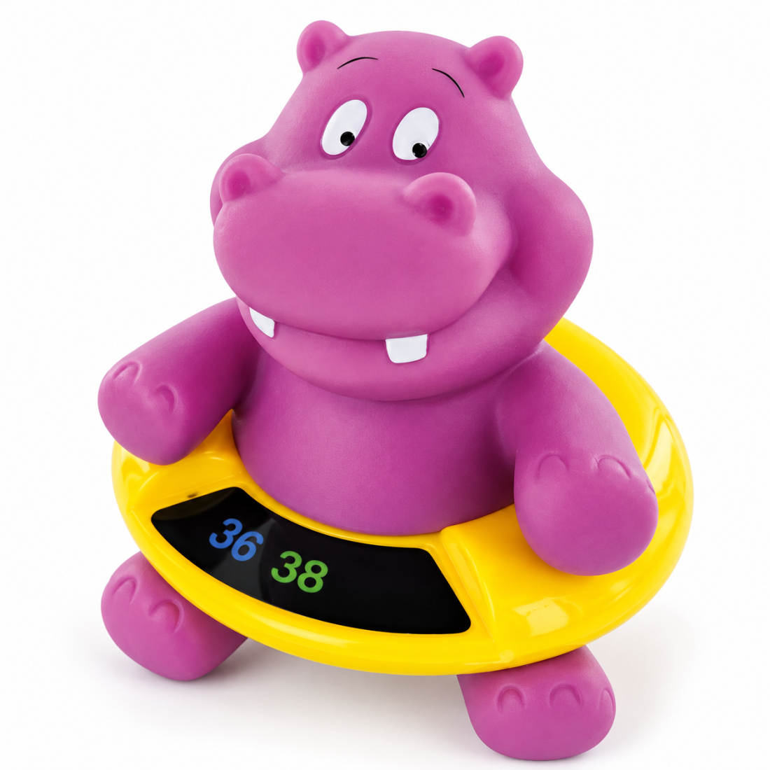 Thermomètre de bain sans pile thermosensible - Hippopotame