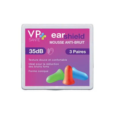 Earshield VP Santé — Bouchons d’oreilles en mousse