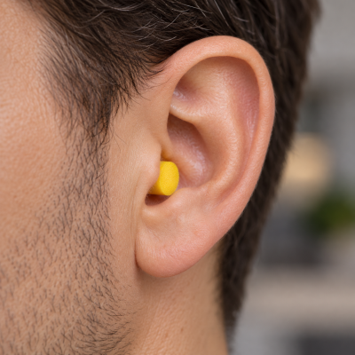 Earshield VP Santé — Bouchons d’oreilles cylindriques — 38 dB — 1 paire
