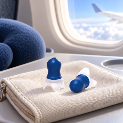 Earshield VP Santé — Bouchons d’oreilles anti-pression avion — 1 paire