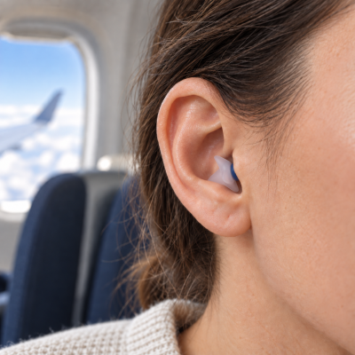 Earshield VP Santé — Bouchons d’oreilles anti-pression avion — 1 paire