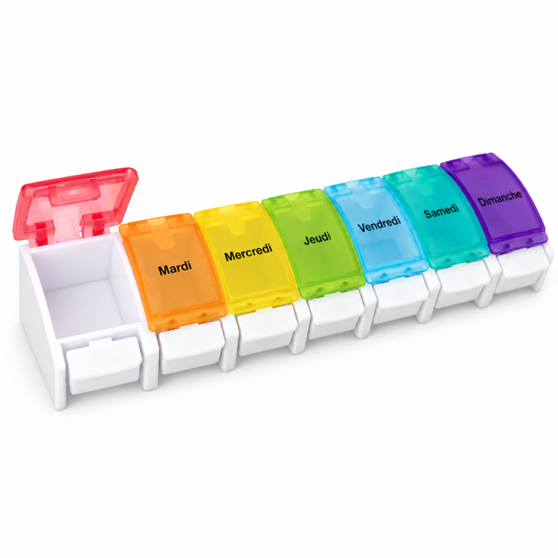 Pilulier semainier avec 7 compartiments | Vog Protect