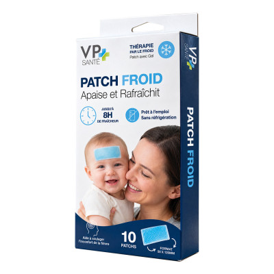 Patch Froid Rafraîchissant 8H pour enfant – 10 patchs – VP Santé