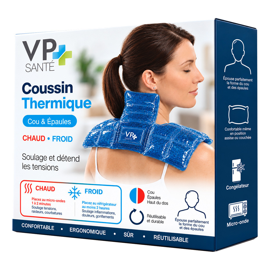 Coussin Thermique Cou & Épaules Chaud Froid | VP Santé
