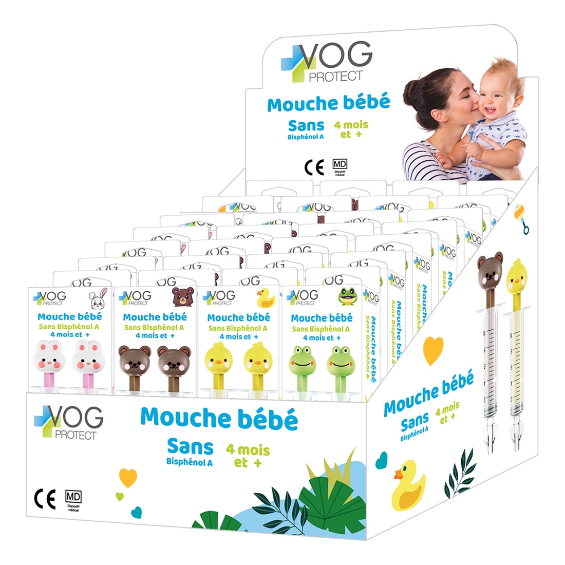 presentoire mouche bebe 12 pcs